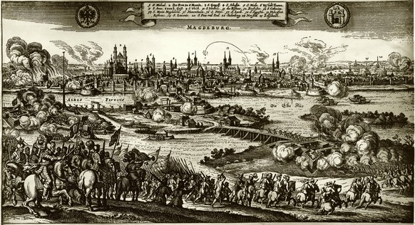Die Stadt Magdeburg wird 1531 von kaiserlichen Truppen fast vollständig zerstört