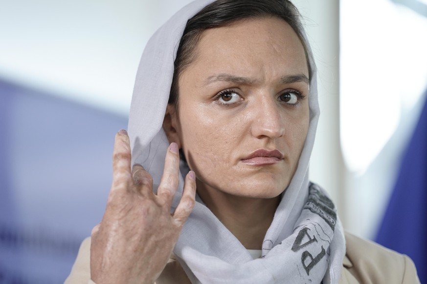 Zarifa Ghafari (29) war Bürgermeisterin in Afghanistan, nun hält sie sich in Deutschland auf.