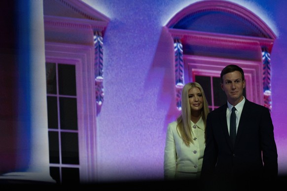 July 19, 2024, Milwaukee, Wisconsin, USA: Ivanka Trump, Jared Kushner after former US President Donald J Trump speaks at the Republican National Convention in Milwaukee, Wisconsin at the Fiserv Forum  ...