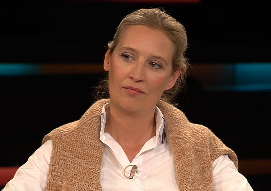 AfD-Politikerin Alice Weidel in der Talkshow "Markus Lanz".