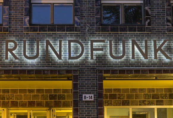 Haus des Rundfunks, RBB, Rundfunk Berlin Brandenburg, Masurenallee, Charlottenburg, Berlin, Deutschland *** Haus des Rundfunks, RBB, Rundfunk Berlin Brandenburg, Masurenallee, Charlottenburg, Berlin, ...