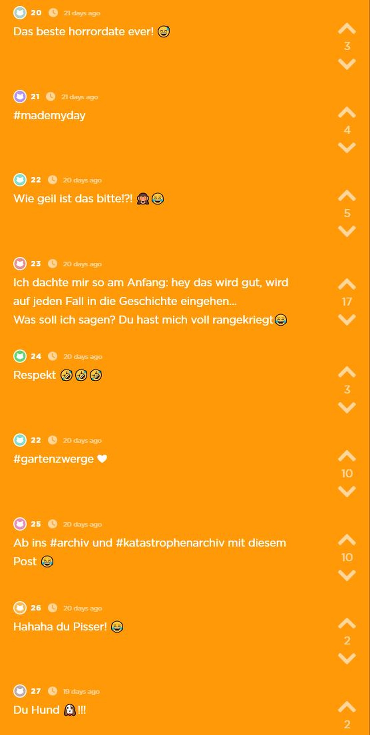 Jodel Horror Date Gartenzwerge
