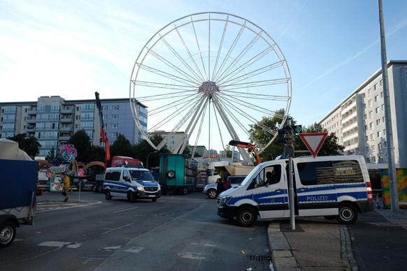 Das Volksfest in Chemnitz wurde abgebrochen.