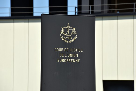 Der Europäische Gerichtshof , EuGH, CVRIA, der Gerichtshof der Europäischen Gemeinschaft, Cour de justice de l Union européenne, Verwaltungsgebäude in Luxemburg