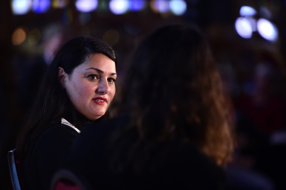 FRANKFURT, GERMANY - OCTOBER 22: Lamya Kaddor attends the Brigitte Live Talk at Lesezelt at the 2016 Frankfurt Book Fair (Frankfurter Buchmesse) on October 22, 2016 in Frankfurt am Main, Germany. The  ...