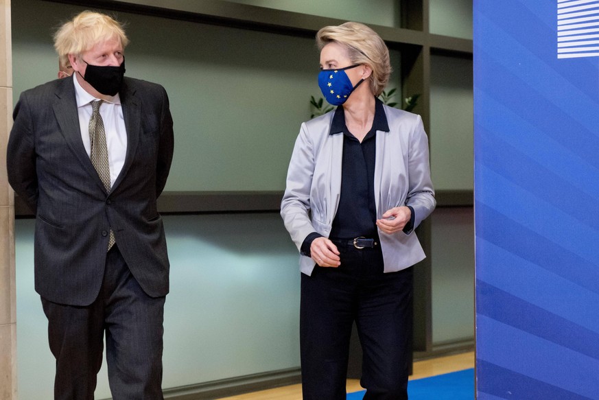 In Einigkeit auseinander? EU-Kommissionspräsidentin Ursula von der Leyen trifft sich vor dem nahenden Brexit mit dem britischen Premierminister Boris Johnson. 