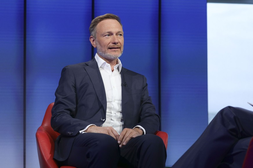 BERLIN, GERMANY - JULY 28: German Federal Finance Minister Christian Lindner arrives for his summer interview with ARD public broadcaster on July 28, 2024 in Berlin, Germany. Lindner is also the leade ...