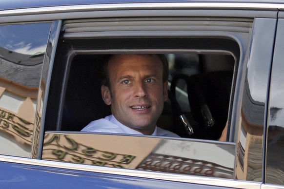 Emmanuel Macron hatte im Wahlkampf ein Handyverbot an Schulen versprochen.