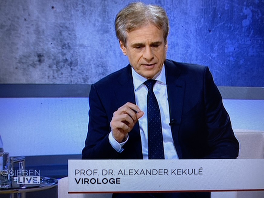 Virologe Alexander Kekulé lieferte bei "Deutschland fragt zu Corona" die steilste These des Abends.