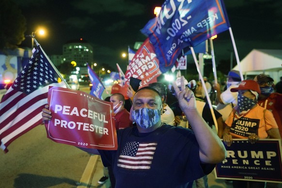 Trump-Unterstützer am Wahltag in Miami.