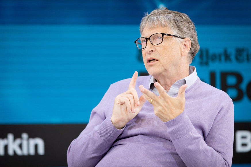 Bill Gates bei einem Auftritt 2019.