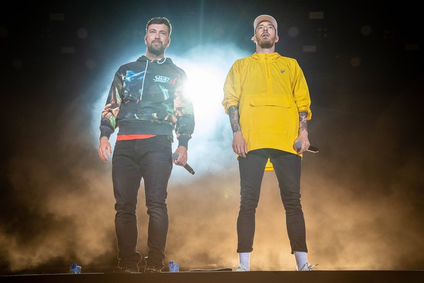 Nuerburg Rock am Ring 2019, Tag 3, 10.06.2019 Casper+Marteria, Benjamin Griffey, Casper und Marten Laciny, Marteria Rock am Ring 2019 Tag 3 *** Nuerburg Rock am Ring 2019, Day 3, 10 06 2019 Casper Mar ...