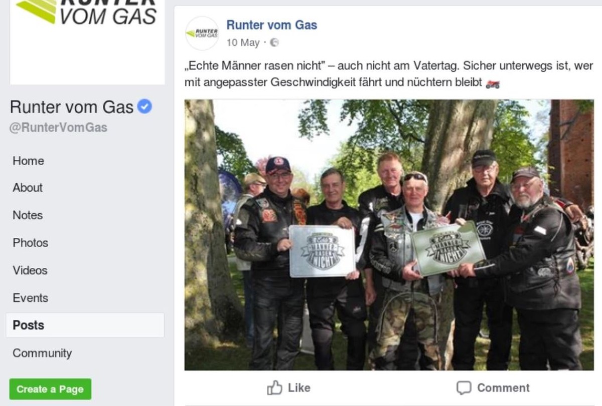Die Runter-vom-Gas-Kampagne war ein Erfolg des Verkehrsministeriums 