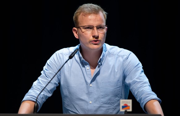 Der NRW-Landesvorsitzende der Jusos, Konstantin Achinger.