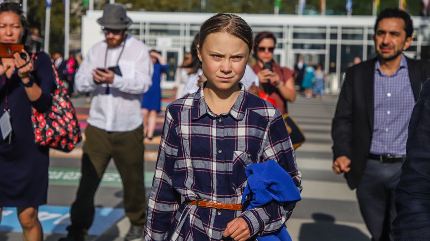 Hassobjekt für viele Rechte: die 16-jährige Klimaaktivistin Greta Thunberg. 