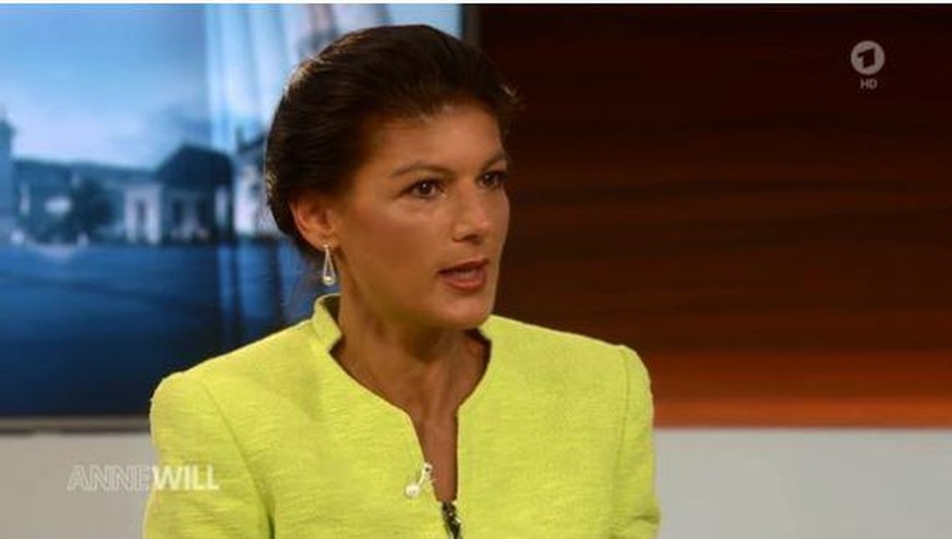 Sahra Wagenknecht bei "Anne Will".