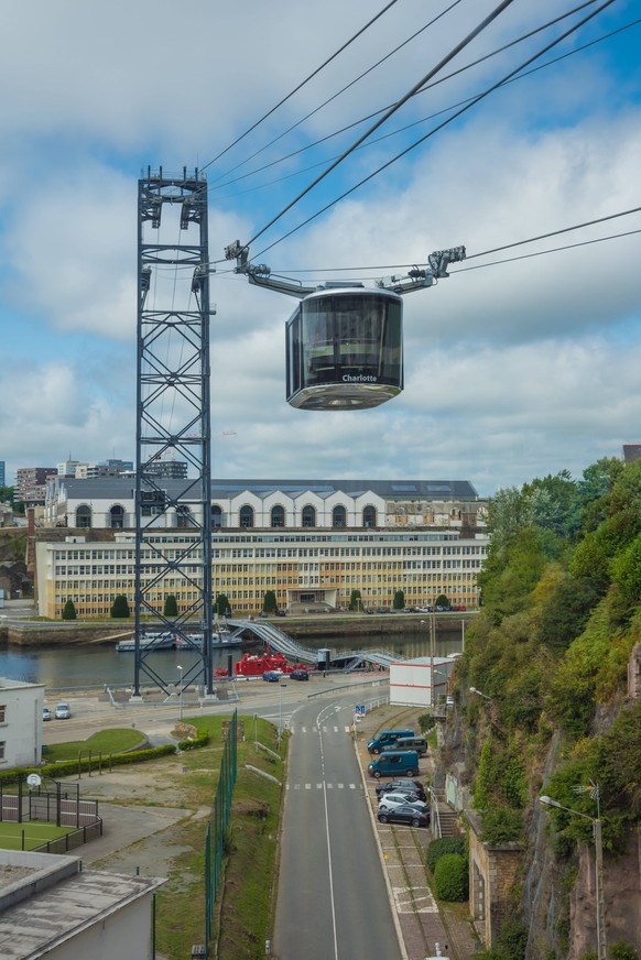 Brest, Telepherique (Seilbahn) - Telepherique de Brest *** Brest Telepherique cable car Telepherique de Brest