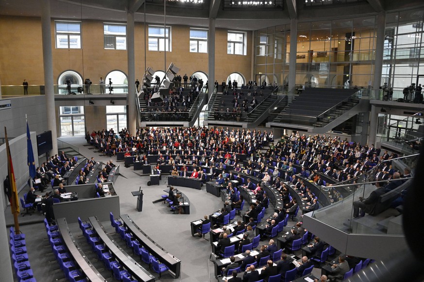 Konstituierenden Sitzung des 20. Deutschen Bundestages im Reichstagsgeb�ude. Berlin, 26.10.2021 *** Constituent Session of the 20 German Bundestag in the Reichstag Building Berlin, 26 10 2021 Foto:xF. ...