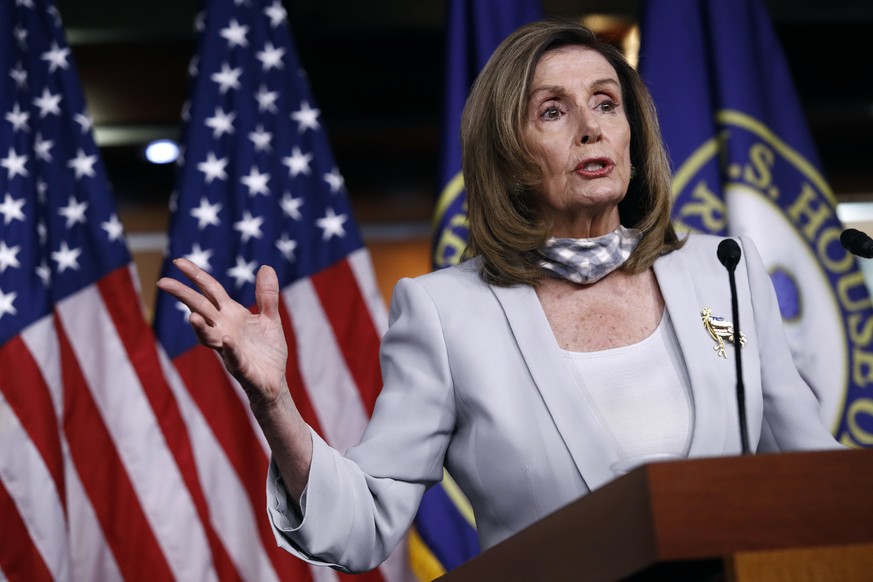 Die Sprecherin des US-Repräsentantenhauses, die Demokratin Nancy Pelosi.