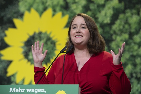 Ricarda Lang ist die Vize-Vorsitzende der Partei.