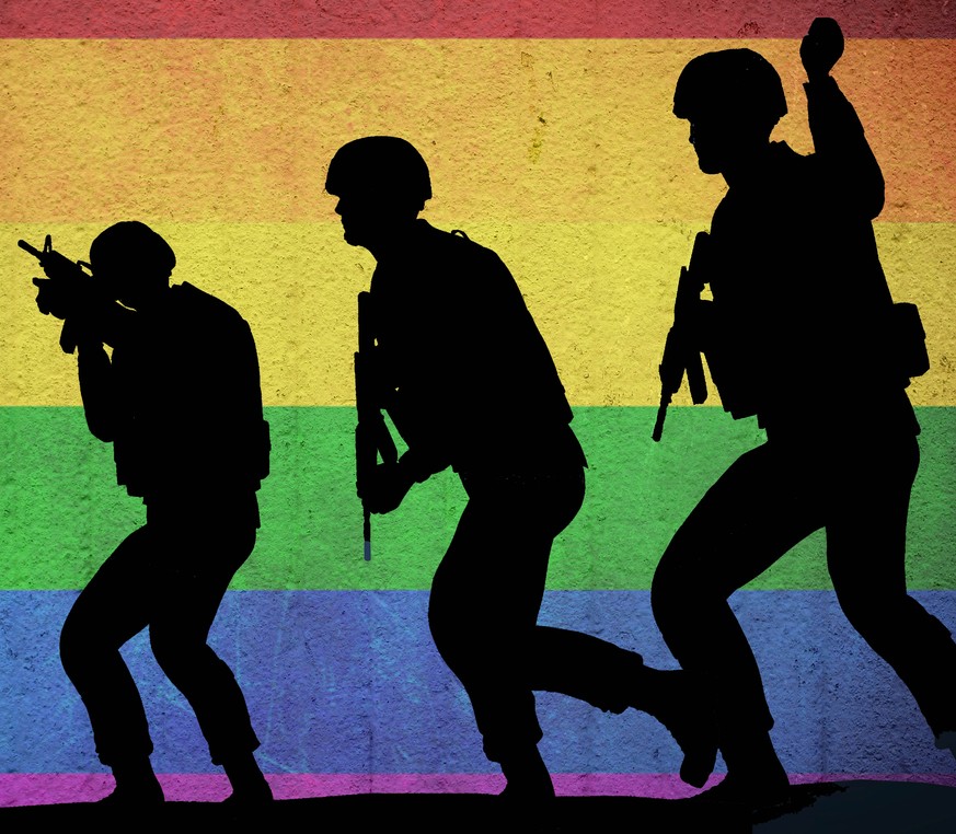 Grunge rainbow flag background