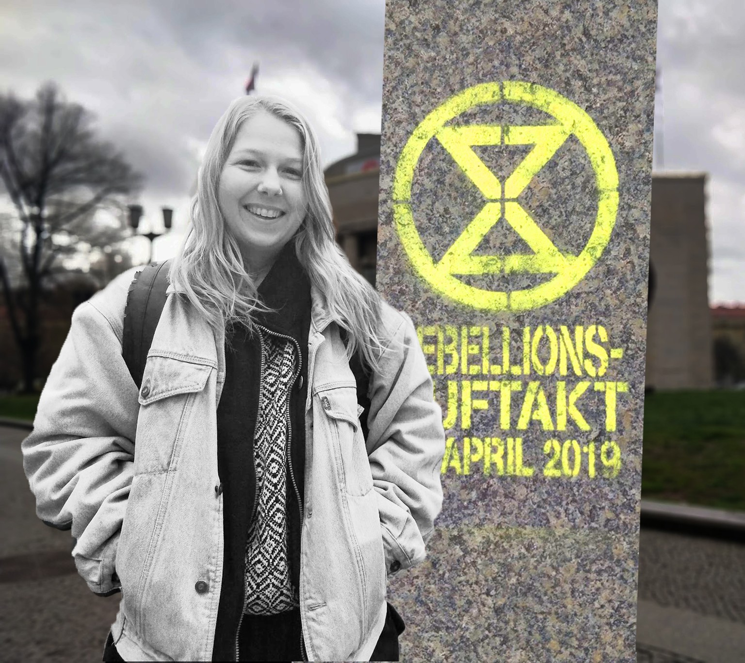 Sie spricht für die "Extinction Rebellion": Hannah Elshorst