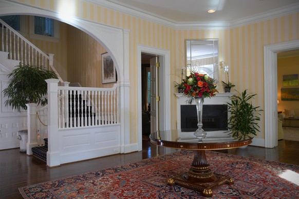 Ein Foto aus dem Eingangsbereich von 2016, als der jetzige Präsident Biden hier als Vizepräsident lebte.