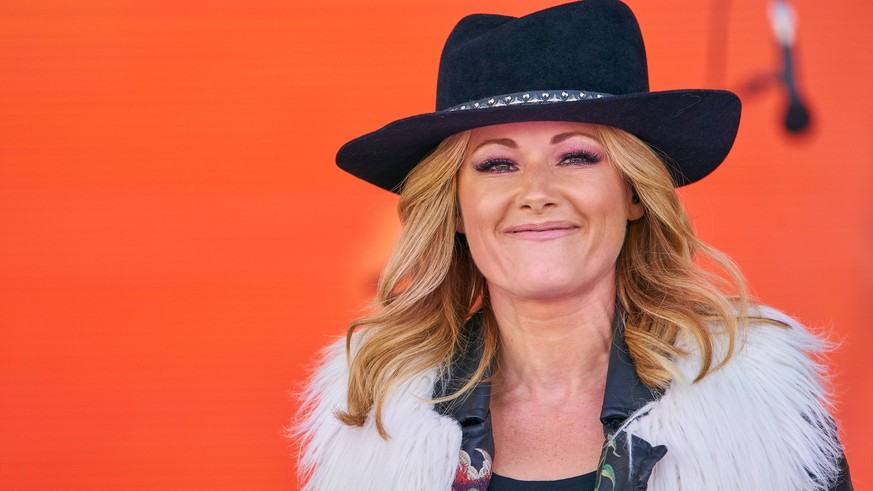 Auftritt von Saengerin Helene FISCHER, GER beim legendaeren Top of the Mountain Concert zum Abschluss der Wintersaison in Ischgl , Oesterreich am 30.04.2018