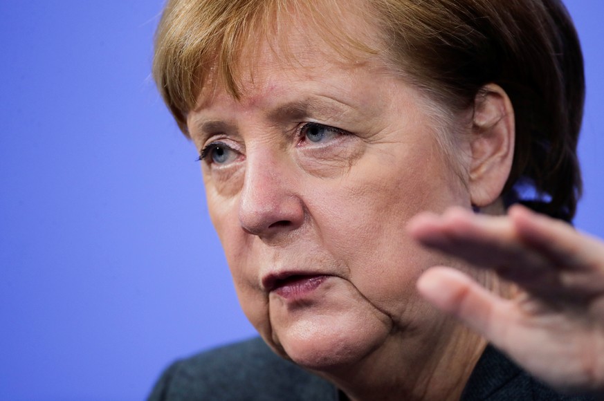 19.01.2021, Berlin: Bundeskanzlerin Angela Merkel (CDU) spricht w
