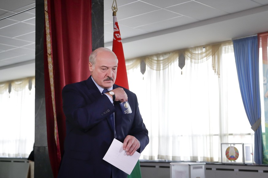 Alexander Lukaschenko, Präsident von Belarus. Er will seine sechste Amtszeit antreten.  
