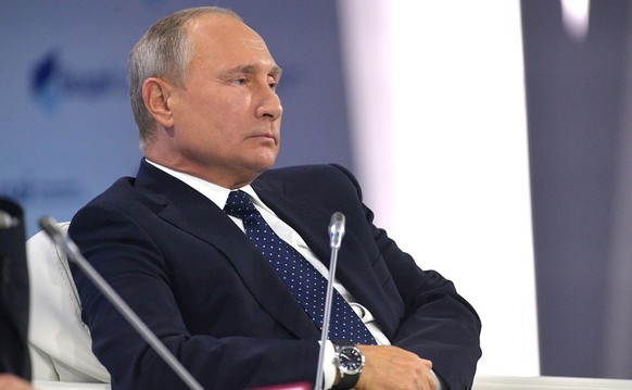 Putin zieht Vergleiche zwischen dem Ukraine-Krieg und dem Zweiten Weltkrieg.