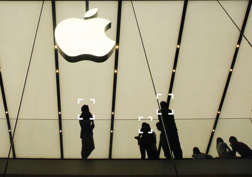 Guangzhou, ?hina - April 28, 2016: Apple Store in Guangzhou, Guangdong province, China on April 28. 2016.