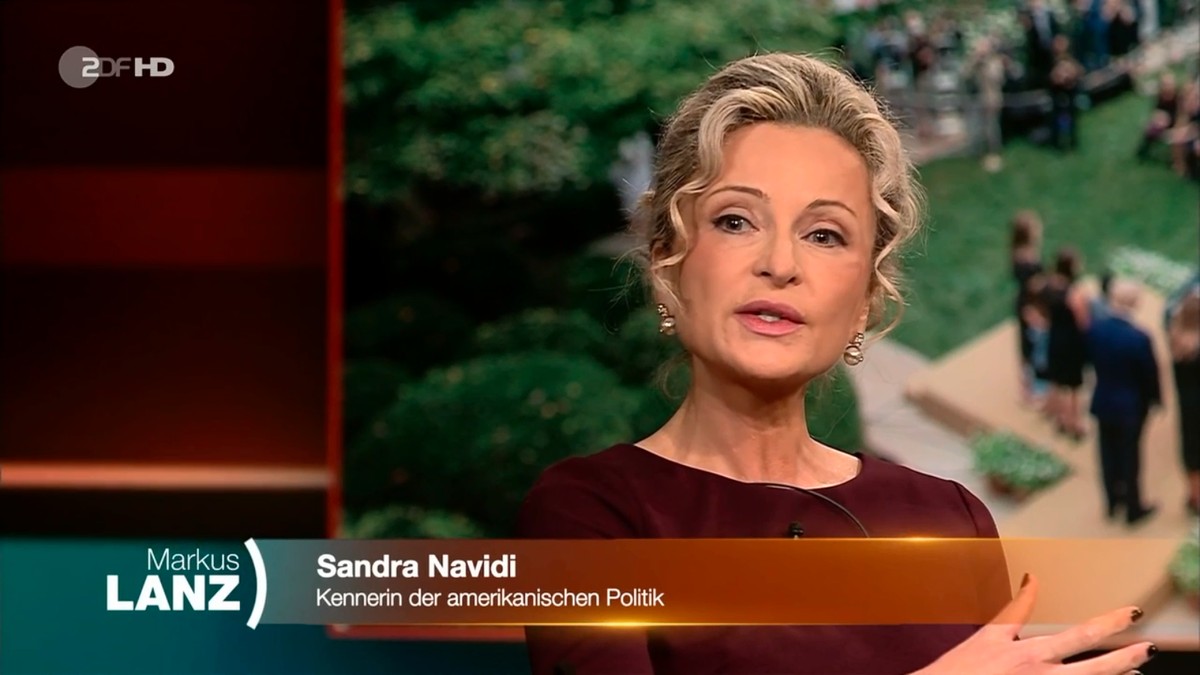 Sandra Navidi sieht Donald Trump als große Gefahr.