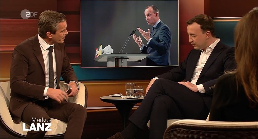 Zwischen Markus Lanz und Paul Ziemiak ging es am Donnerstagabend im ZDF hoch her.