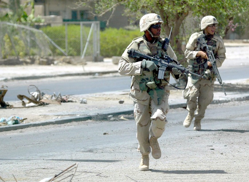 US-Soldaten vom Fort Hood bei Einsatz im Irak.