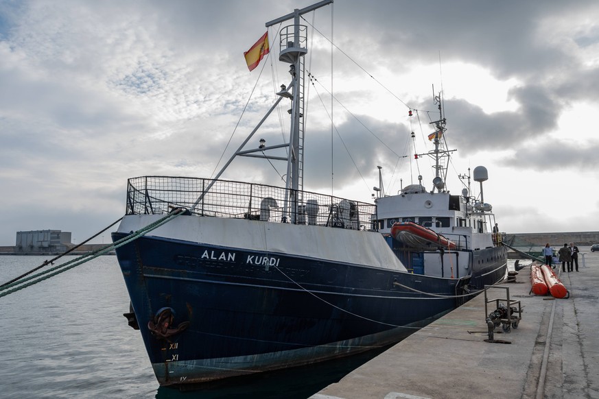Das Sea-Eye-Rettungsschiff "Alan Kurdi" (ehemals "Professor Albrecht Penck").