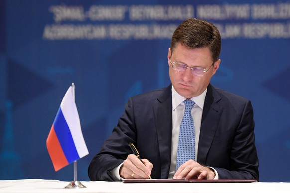 Azerbaijan Russia Iran Transport Corridor 8271028 09.09.2022 Russian Deputy Prime Minister Alexander Novak attends the signing ceremony of the declaration on the development of the North-South Interna ...