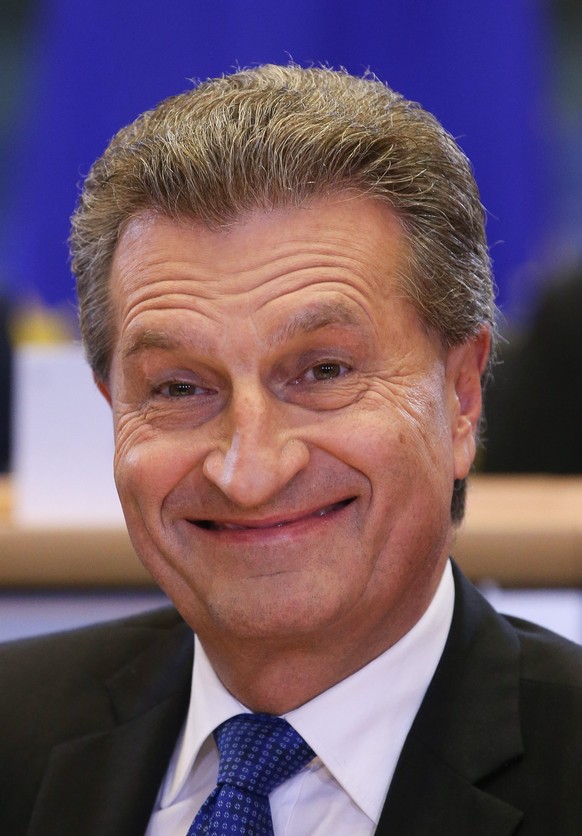 Im Namen Europas: EU-Etatkommissar Günther Oettinger greift durch.