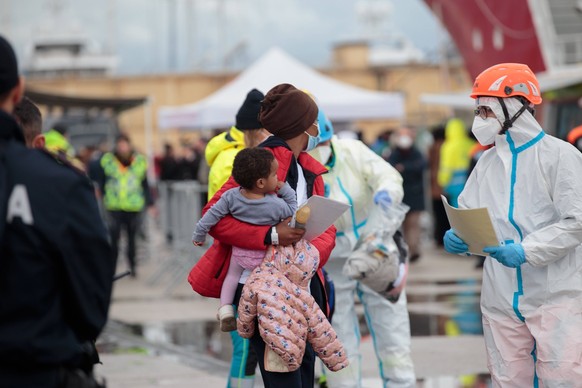 Ngo Rescue Ship Arrive At Livorno With 142 On Board The Life Support, an NGO ship with 142 migrants on board, entered the port of Livorno, Italy on 22 December 2022. The Life Support is the first of t ...