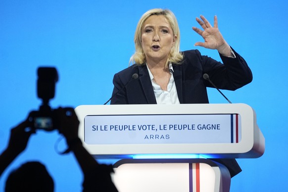 Marie Le Pen will neue Präsidentin in Frankreich werden.