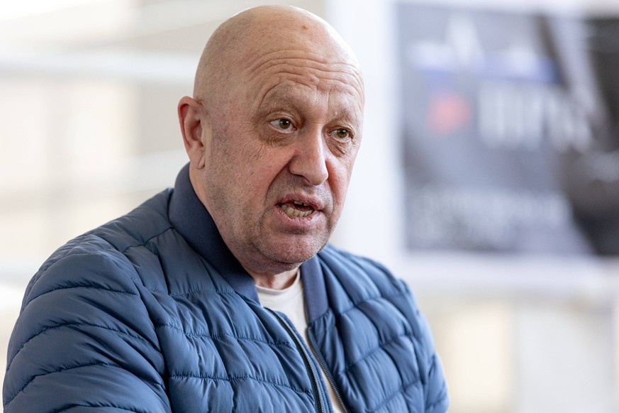 Russia Ukraine Military Operation Wagner Group 8446114 31.05.2023 Wagner Group private military company founder Yevgeny Prigozhin attends a presentation event for the Wagner. Second Front youth outrea ...
