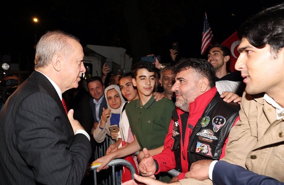 Lässt sich von seinen Fans in New York feiern: Recep Tayyip Erdoğan.