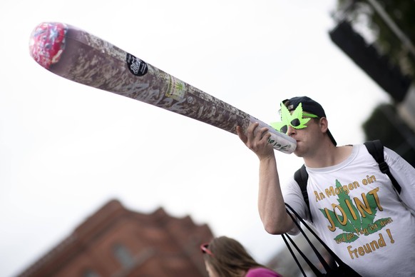 Bei der Hanfparade im August haben Menschen für die baldige Legalisierung von Cannabis demonstriert.
