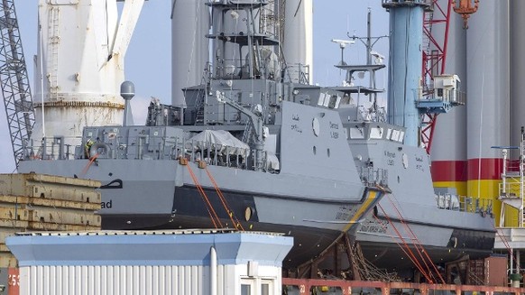 Ein deutsches Patrouillenboot für Saudi-Arabien. Über 400 Millionen Euro an Waffenexporten wurden in den Wüstenstaat genehmigt.