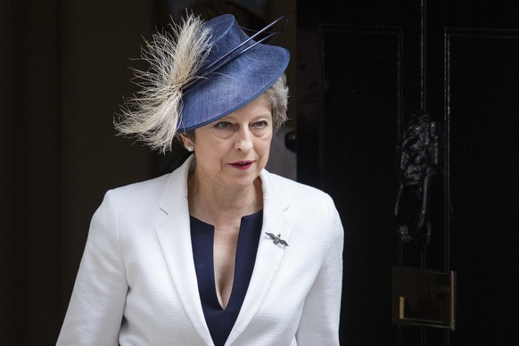 Im Fadenkreuz der Brexit-Hardliner: Premierministerin Theresa May.