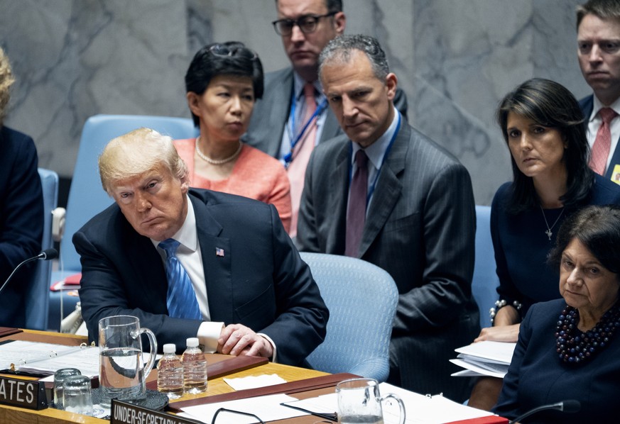 US-Präsident Donald Trump gibt als Vorsitzender im UN-Sicherheitsrat den Ankläger.