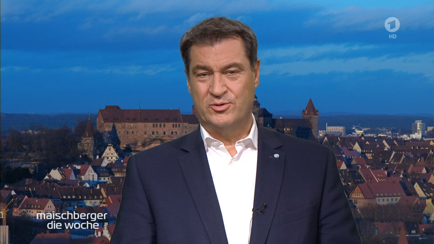 Markus Söder würde nicht mit Verschwörungstheoretikern sprechen, wie sein Berufskollege "Michael" (Kretschmer, Sachsens Ministerpräsident).