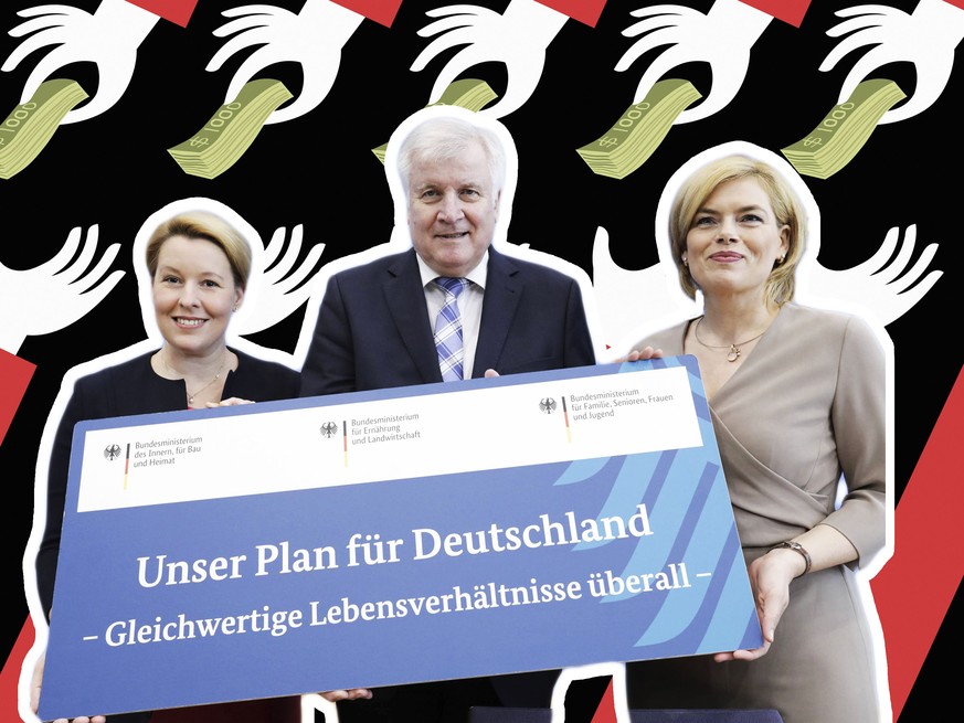 Giffey, Seehofer und Klöckner geben sich optimistisch.