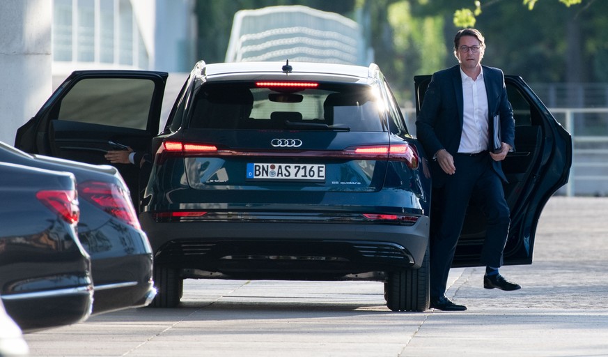 Ganz vorn dabei: Verkehrsminister Andreas Scheuer (CSU).