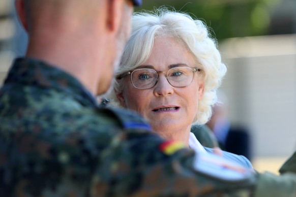 Verteidigungsministerin Christine Lambrecht: Deutschland hält sein Wort.